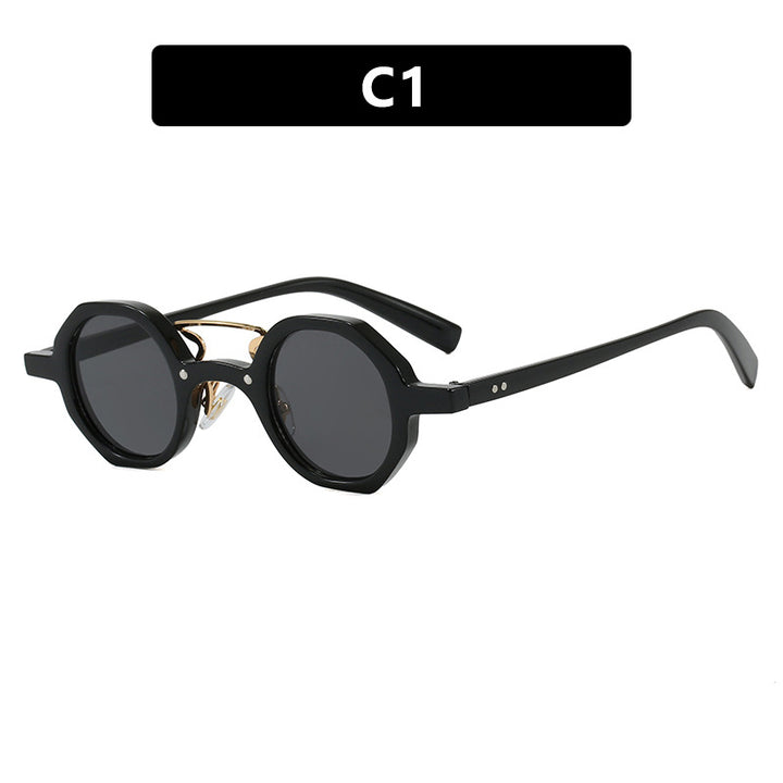 Damen stilvolle Sonnenbrille im einzigartigen achteckigen Design Karnz