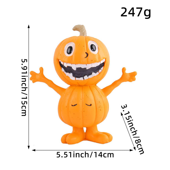 Lustige Kürbisfigur Karnz