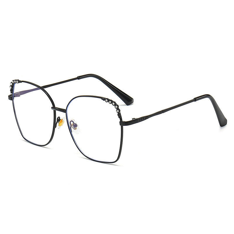 Elegante Quadratische Sonnenbrille mit Funkelnden Akzenten Karnz