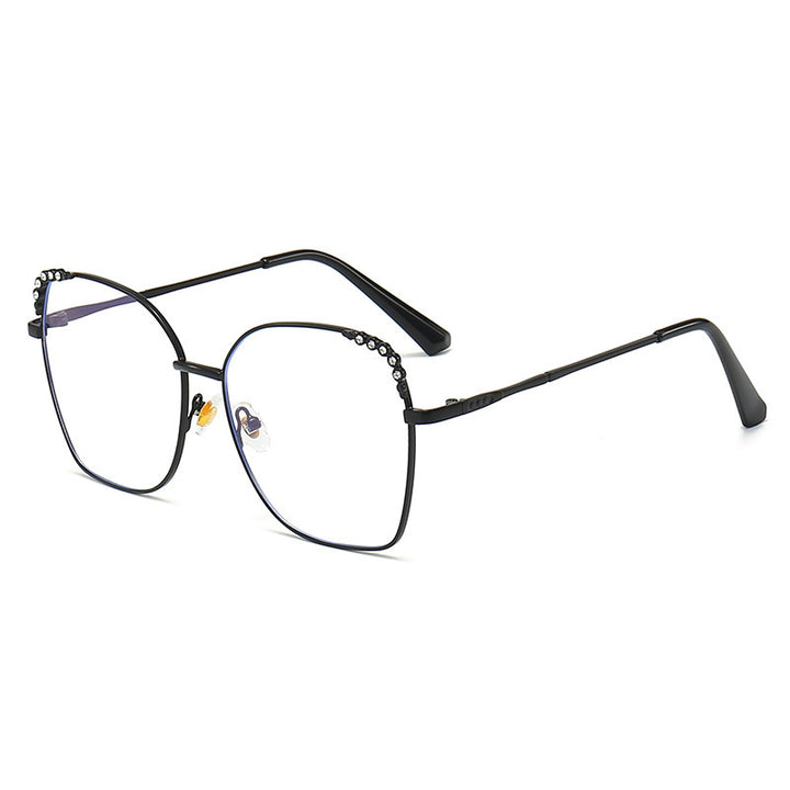 Elegante Quadratische Sonnenbrille mit Funkelnden Akzenten Karnz