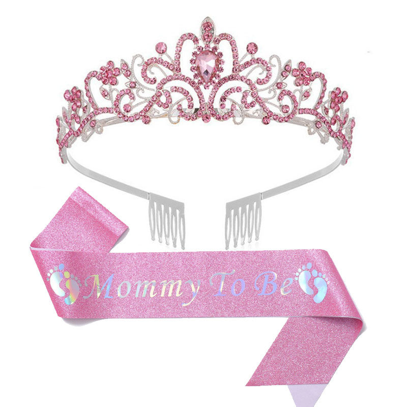 Damen Hochzeits-Tiara mit personalisiertem Band Karnz