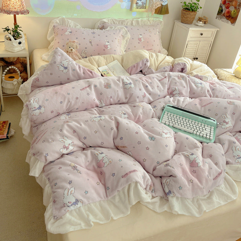 Gemütliche Plüschdecke
