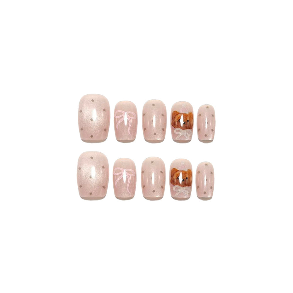 Exquisite Nagelkunst mit Niedlichen Hundefilm-Motiven Karnz