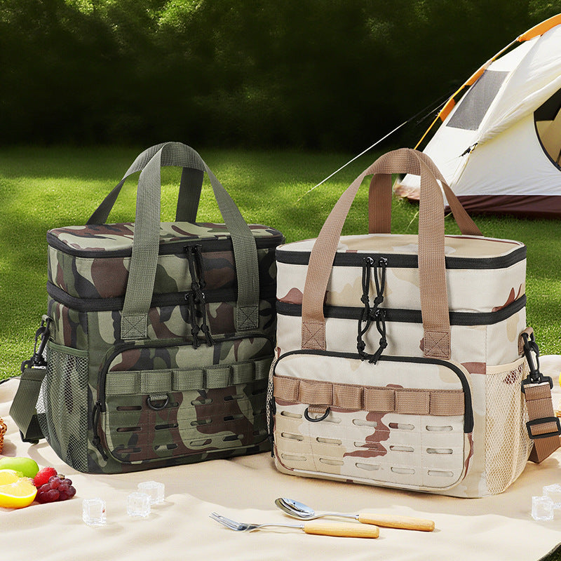Isolierte Camouflage Mittagessen Kühltasche