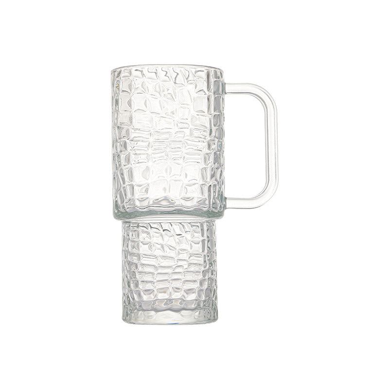 Unisex Glasbecher mit strukturiertem Design von Karnz