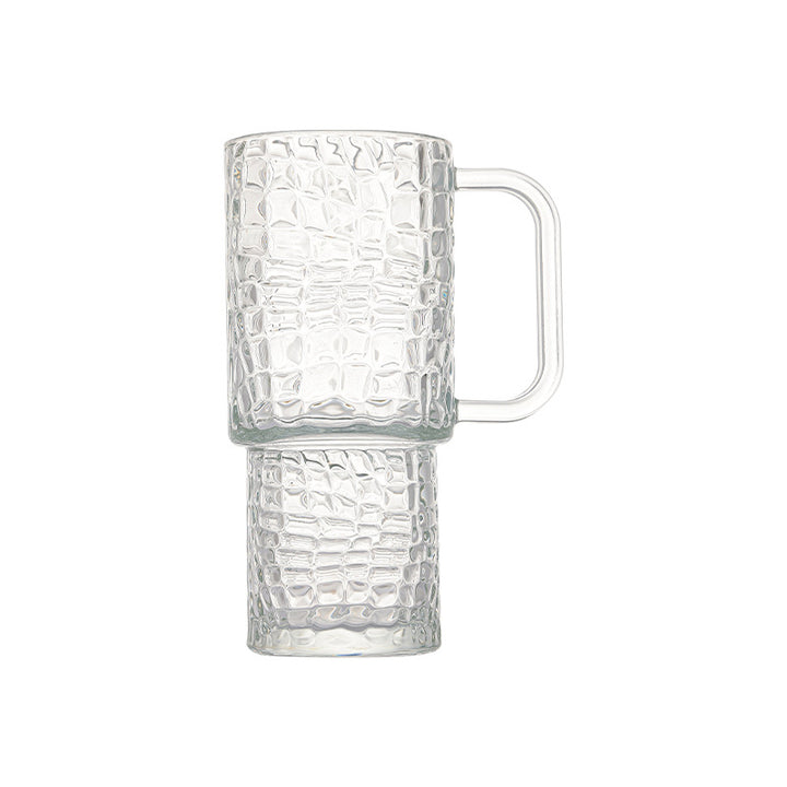 Unisex Glasbecher mit strukturiertem Design von Karnz