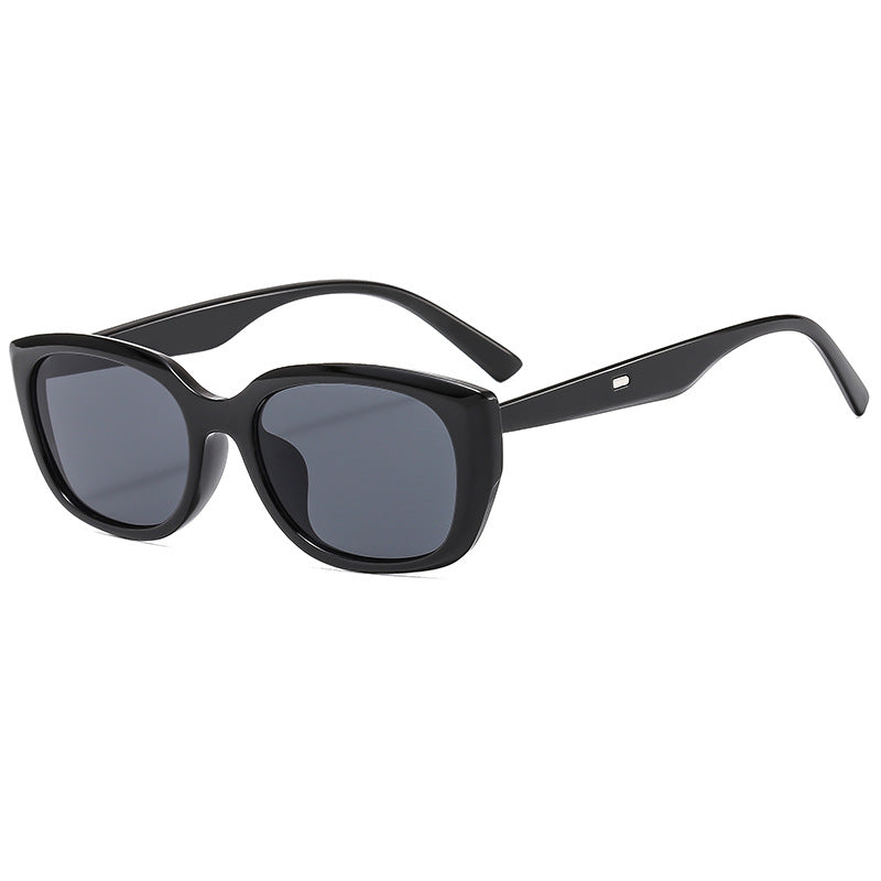 Damen modische oversized Sonnenbrille mit stilvollem Kunststoffrahmen Karnz