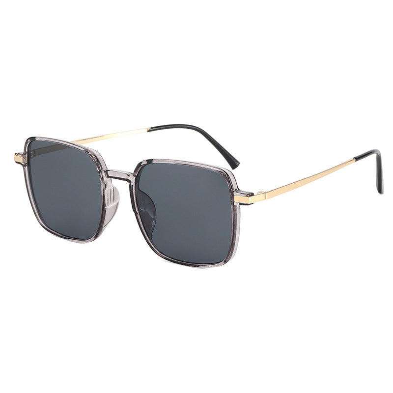 Damen modische oversized Sonnenbrille mit exklusiven Metall-Details Karnz