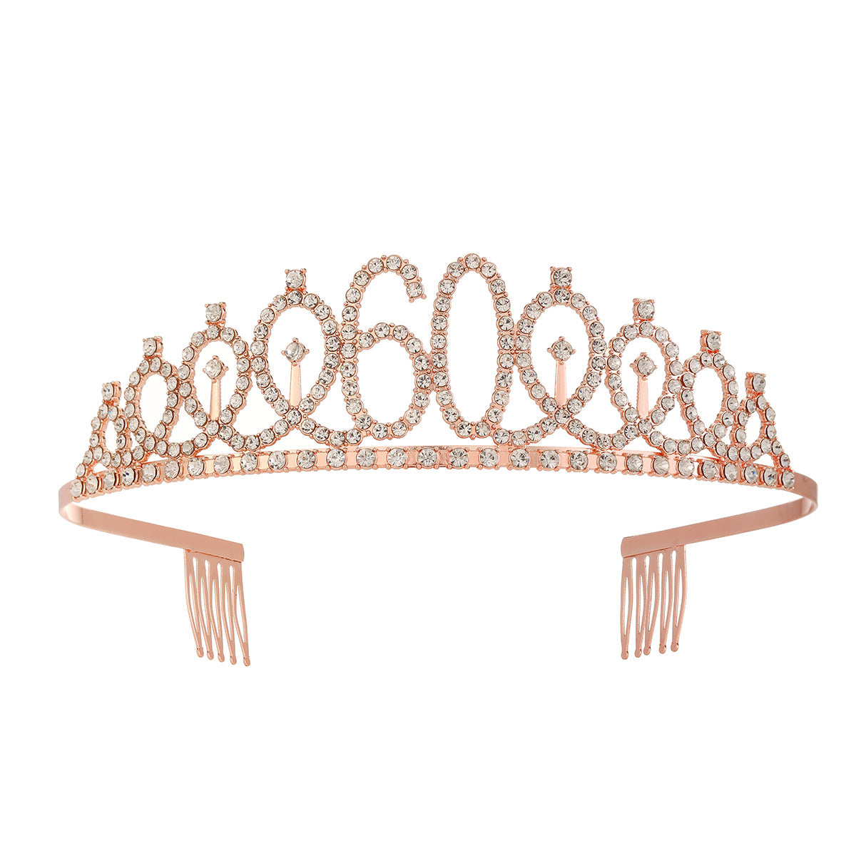 Damen Kristallverzierte Tiara mit elegantem Design Karnz