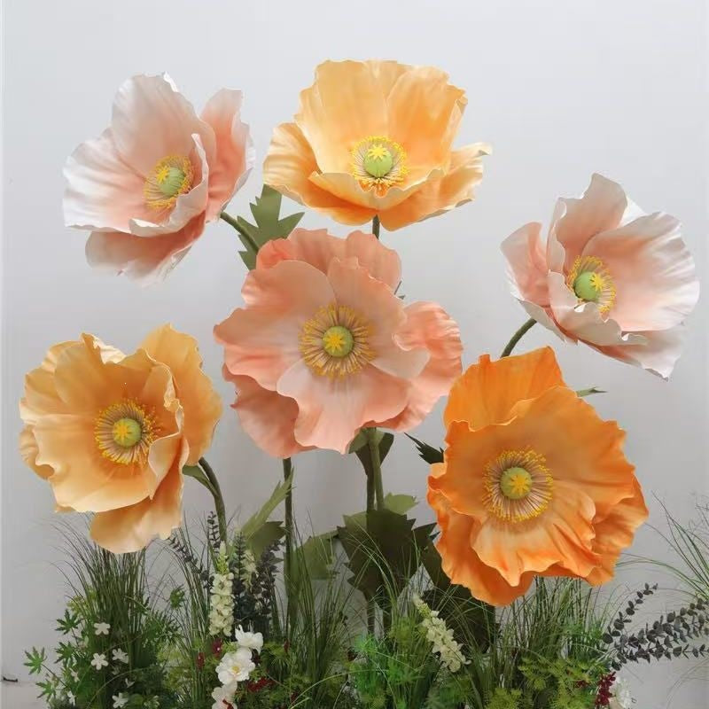 Elegante große Papierblumenanordnung