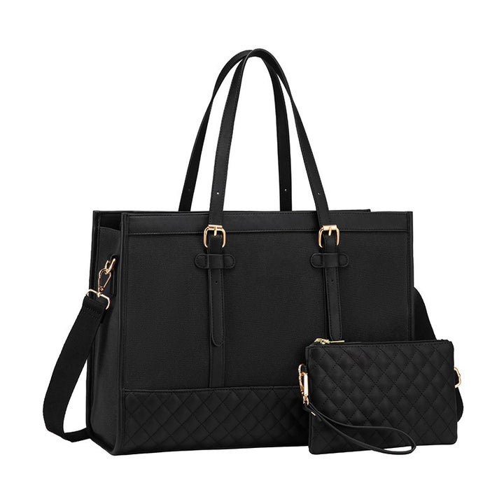 Elegante Tote Bag mit Abnehmbarem Kosmetiktäschchen Karnz