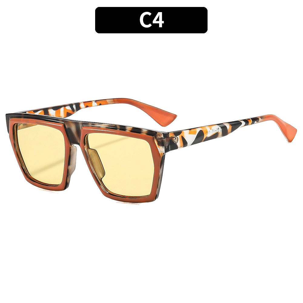 Fetbold Geometrische Quadratische Sonnenbrille