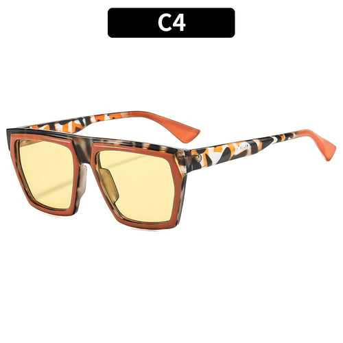 Fetbold Geometrische Quadratische Sonnenbrille