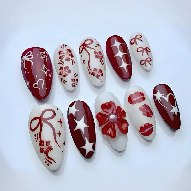 Festliche Ornamente Press-On Nagelkunst Kollektion Karnz