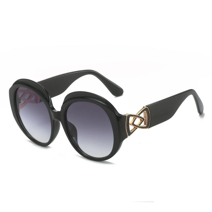 Damen Designer-Sonnenbrille mit luxuriösen Verzierungen Karnz