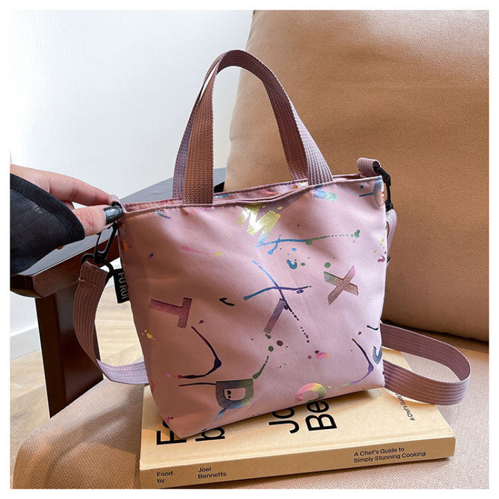 WoArtistic gemusterte Mini-Tote-Bag Karnz