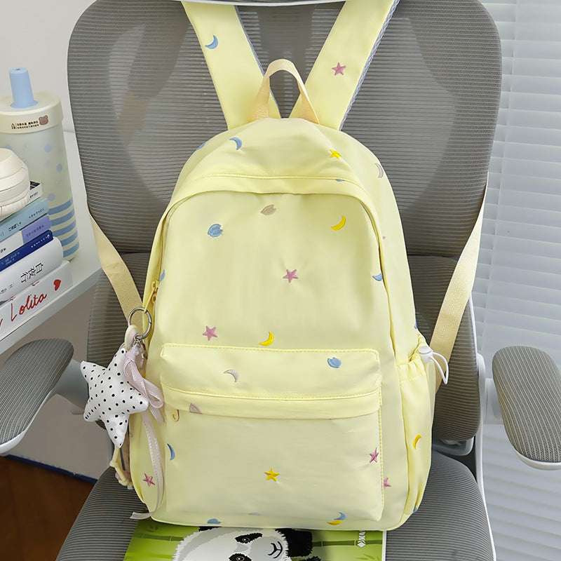 Gestickter Mond und Stern Rucksack Karnz
