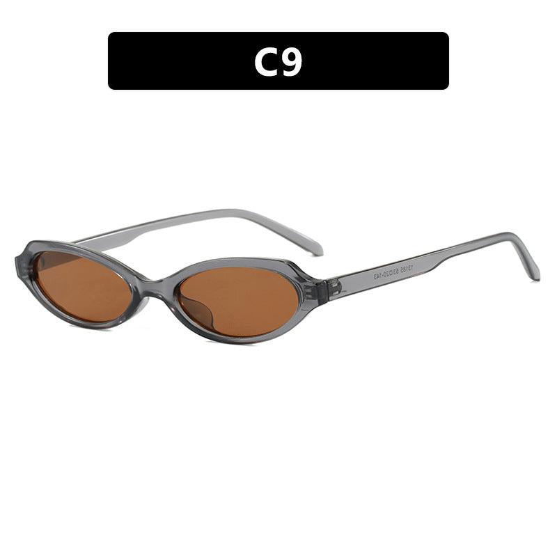 Damen elegante Sonnenbrille im stylischen Ovaldesign Karnz