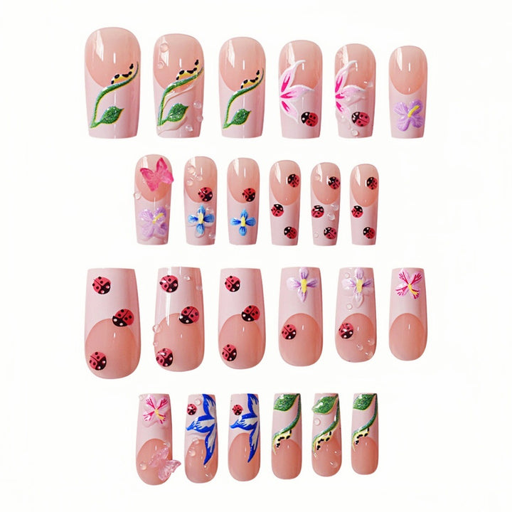 Künstlerische Acryl Nagelverlängerungen Karnz