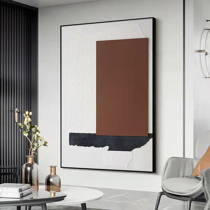 Moderne abstrakte strukturierte Leinwand Wandkunst