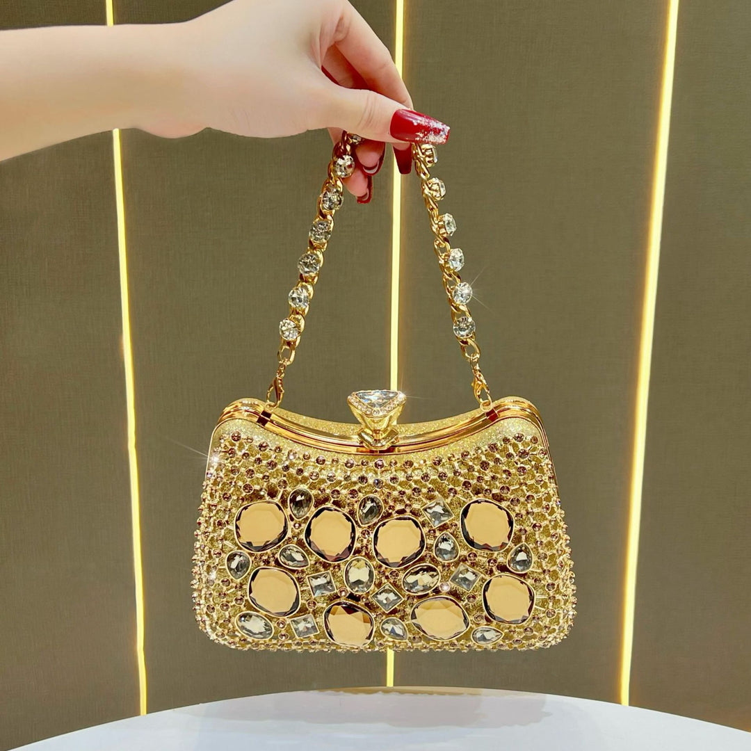 Opulente Bejeweled Abendtasche