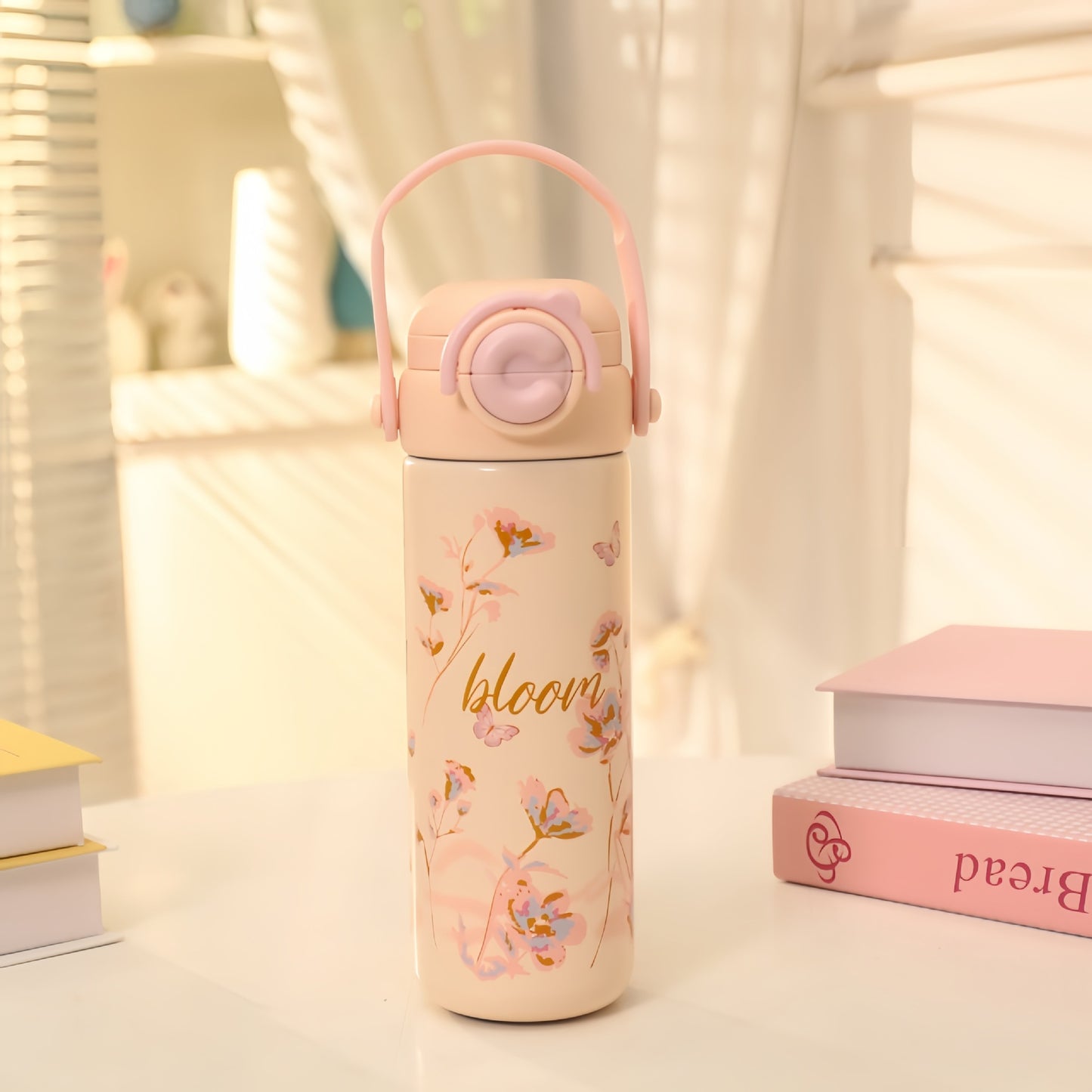 Damen Isolierte Trinkflasche im fröhlichen Erdbeerdesign Karnz
