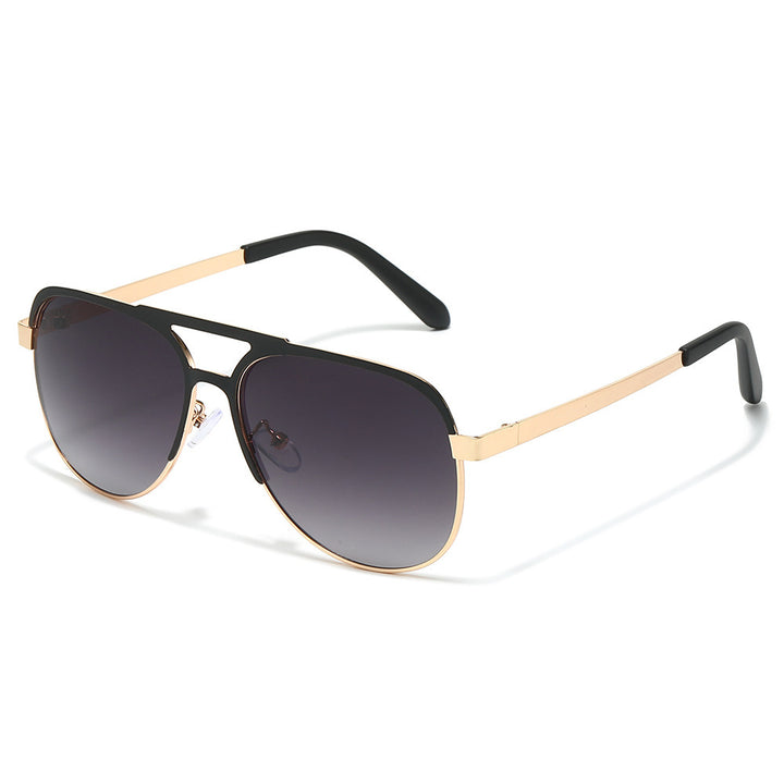 Luxuriöse Metallrahmen Aviator Sonnenbrille Karnz