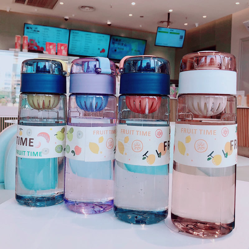 Damen Mehrweg-Infuserflasche mit fruchtigem Design Karnz