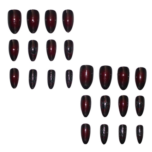 Spider-Themen Gothic Nagelkunst Design