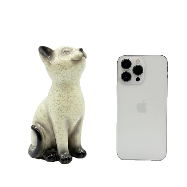 Resinstatue einer Katze Karnz