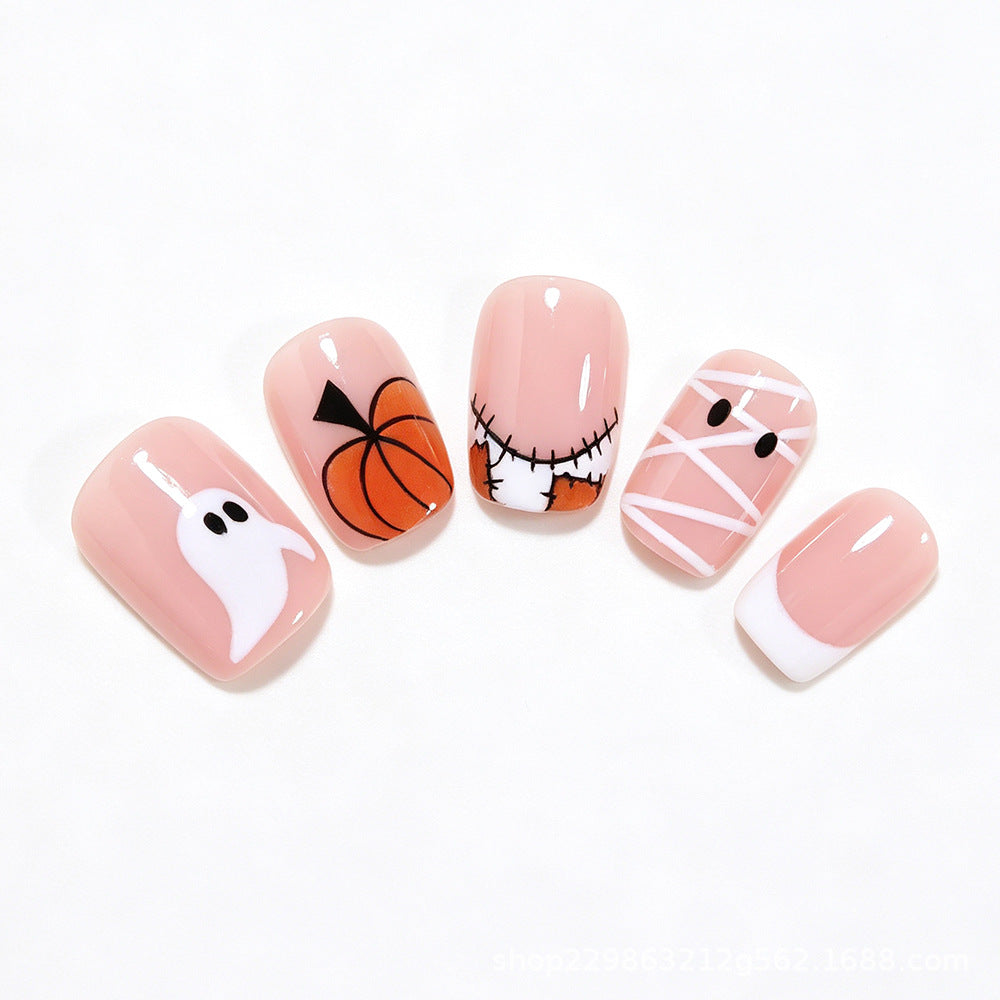 Halloween-Themen Press-On Nagelkunst Karnz