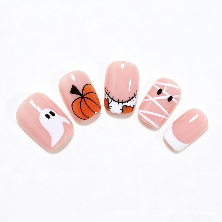 Halloween-Themen Press-On Nagelkunst Karnz