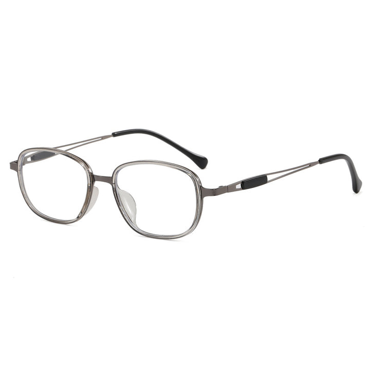 Modische Sonnenbrille mit Quadratischem Rahmen und Schmalem Metallgestell Karnz
