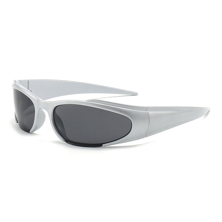 Damen sportliche Sonnenbrille im modernen Design Karnz