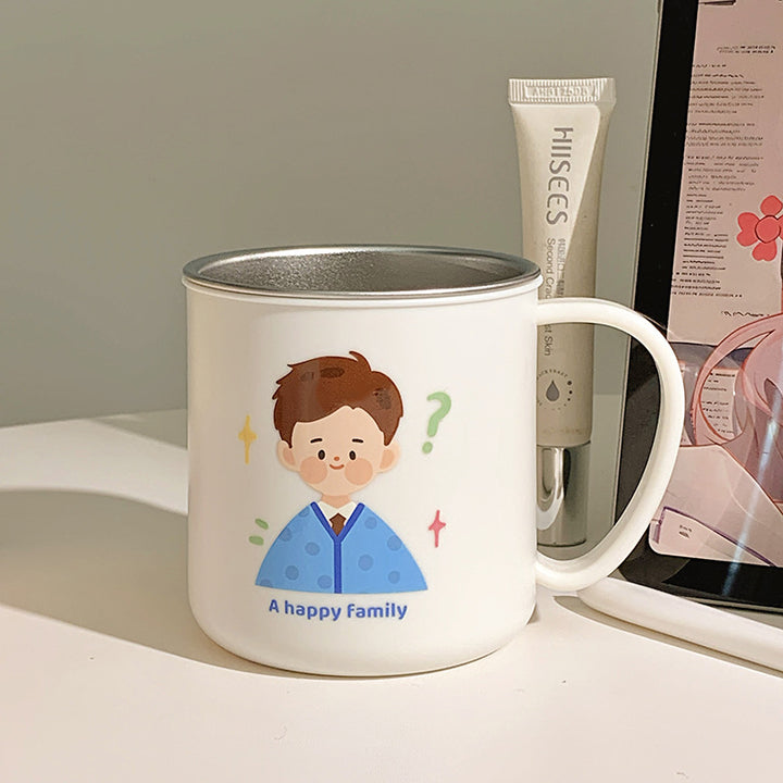 Keramiktasse mit Fröhlichem Familienmotiv Karnz 1786635457