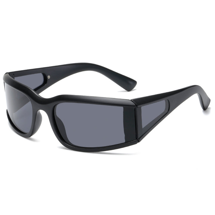 Damen Sportsonnenbrille mit besonders ergonomischem Design und seitlichem Blendschutz Karnz