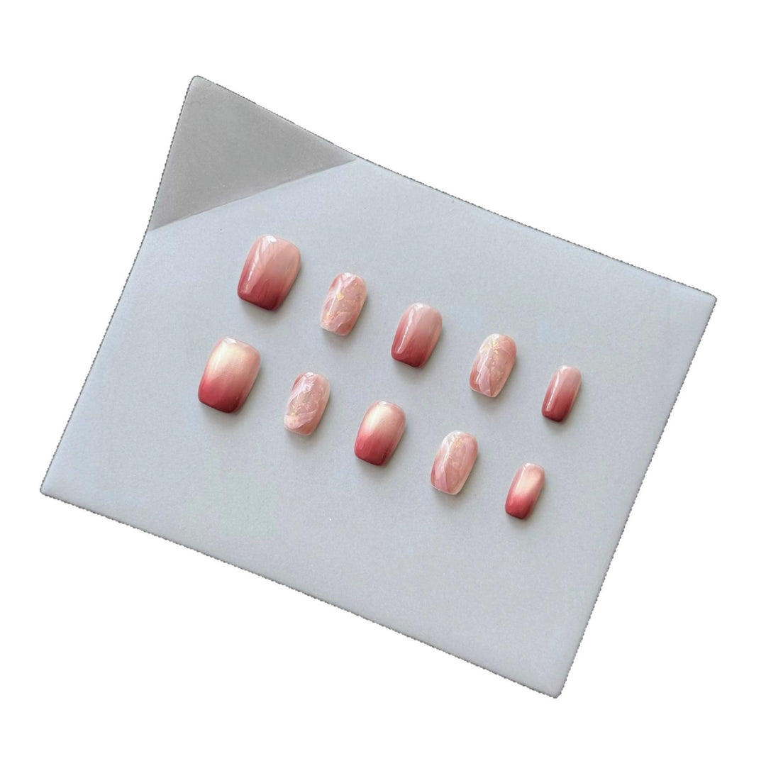 Elegante Ombre Gel Press-On Nagelset