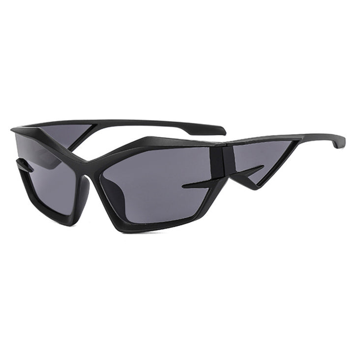 Damen sportliche Sonnenbrille im dynamischen Design Karnz