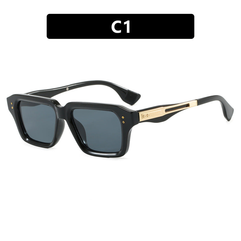 Damen stilvolle quadratische Sonnenbrille mit luxuriösem Schildkrötenmuster und strapazierfähigem Rahmen Karnz
