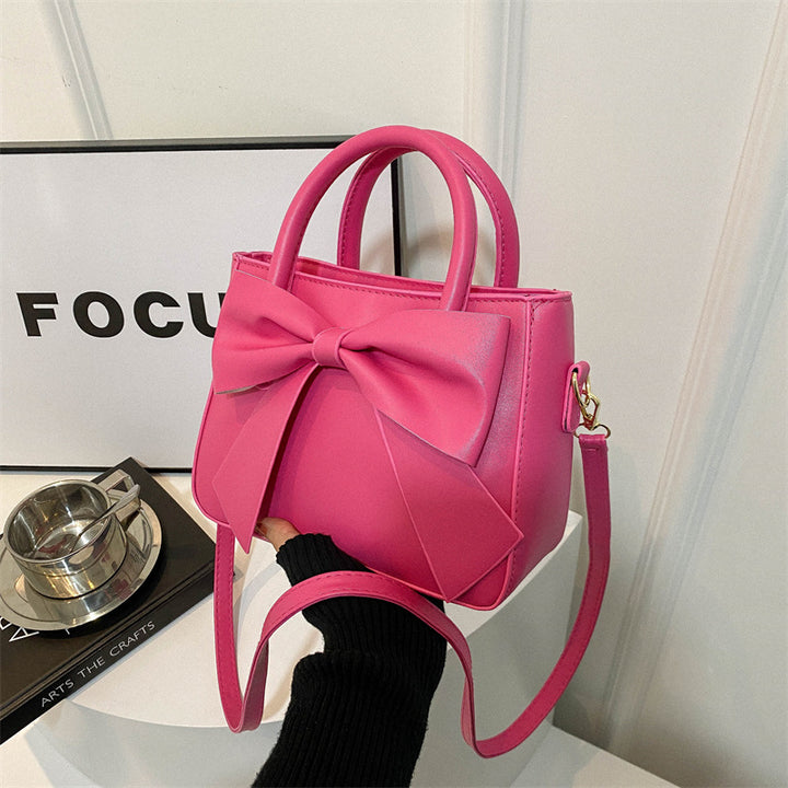 Chic Bow-Akzent Handtasche