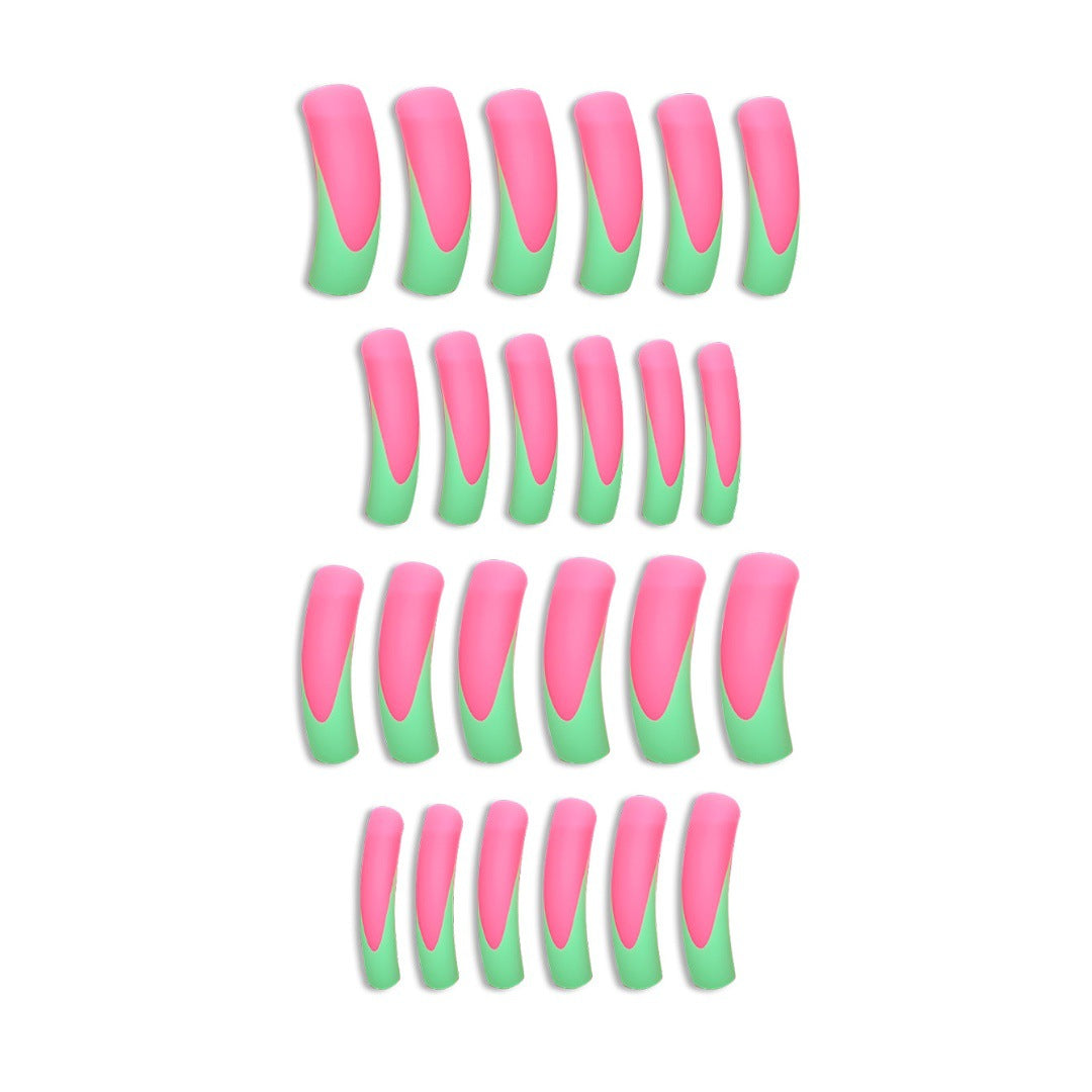 Künstlerische Ombre Nagelverlängerungen Karnz