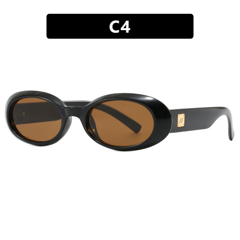 Damen exklusive Sonnenbrille im eleganten Ovaldesign Karnz