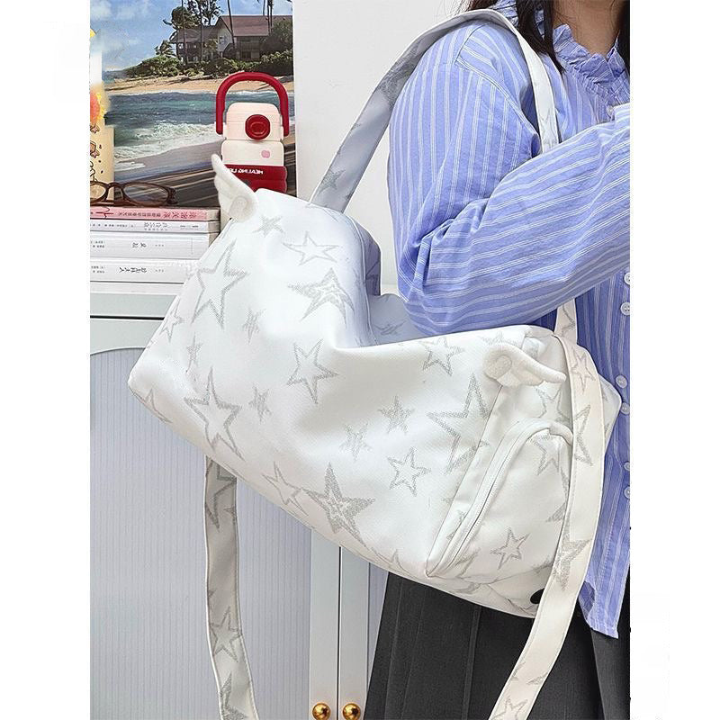 Trendige Hobo-Tasche mit Sternmuster