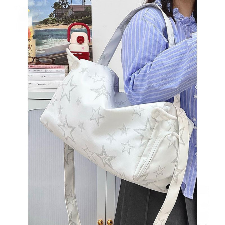Trendige Hobo-Tasche mit Sternmuster
