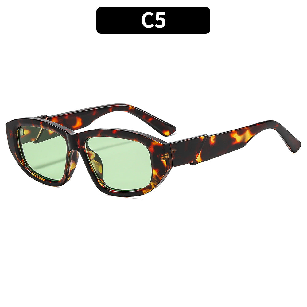 Eckige Retro-Sonnenbrille