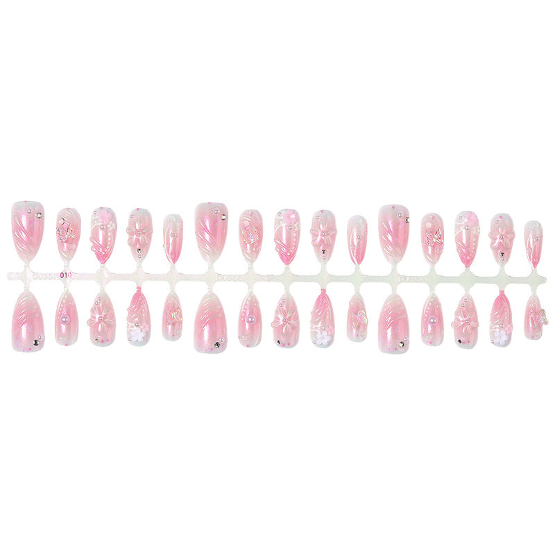 Premium Dekorative Press-On Nagelkunst Set Karnz