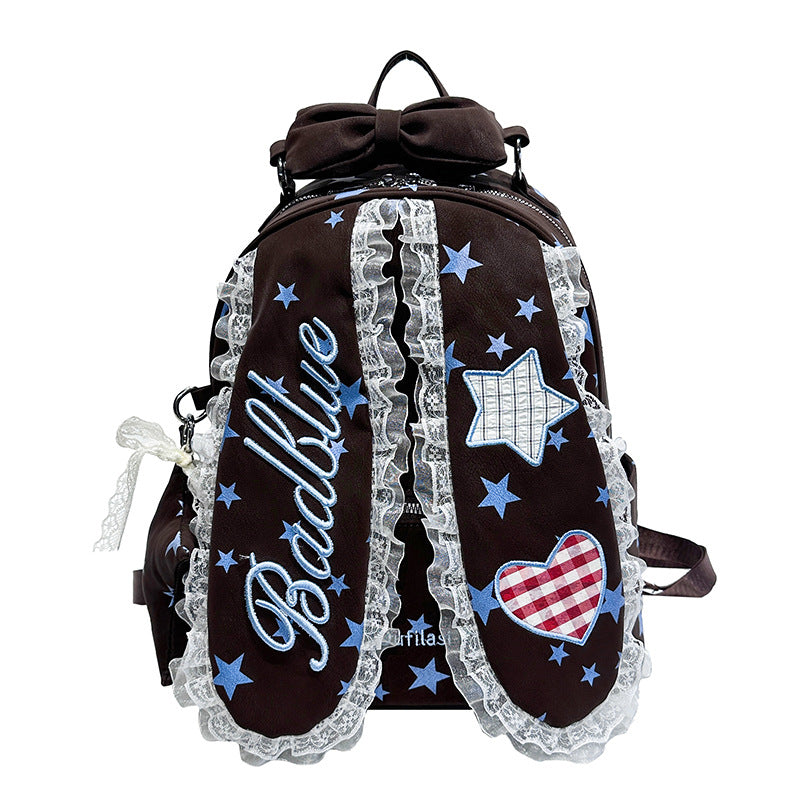 Dekorativer Mini-Rucksack mit Bunny-Ohren Karnz