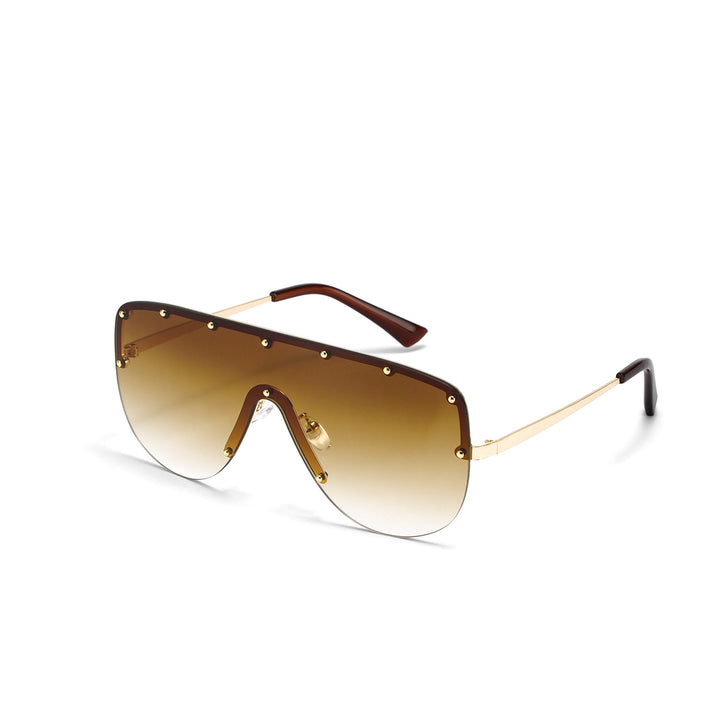 Damen futuristische oversized Sonnenbrille Karnz