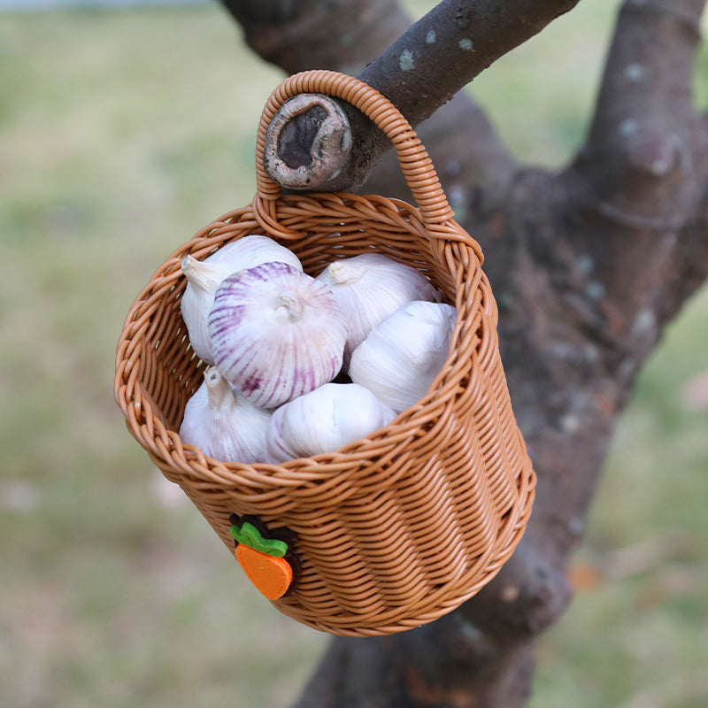 Unisex Geflochtener Aufbewahrungskorb mit robustem Henkel Karnz