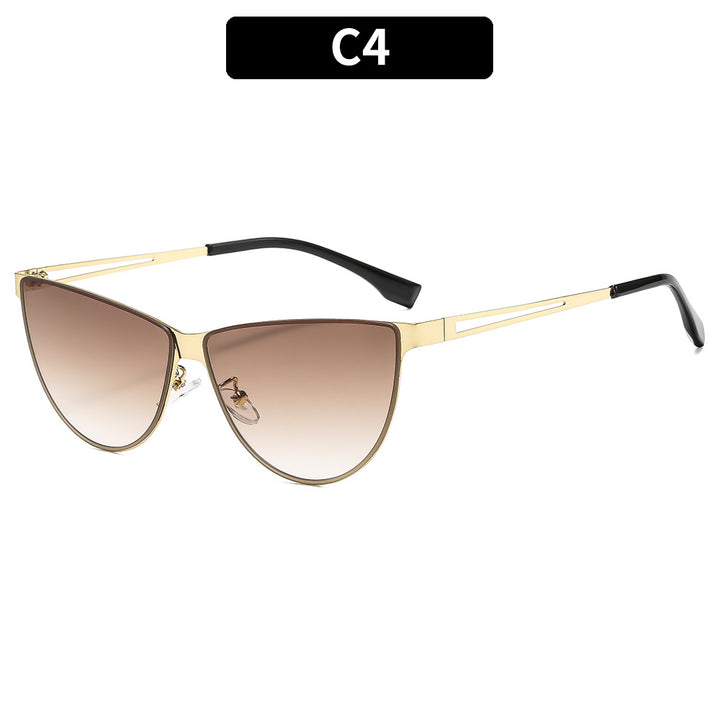 Elegante futuristische Katzenaugen Sonnenbrille